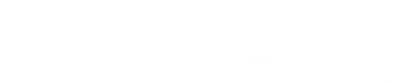 PROJETO ESTADUAL SP NATAÇÃO E ATLETISMO RENDIMENTO