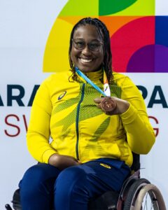 Lídia Cruz, medalhista no Parapan-Pacific